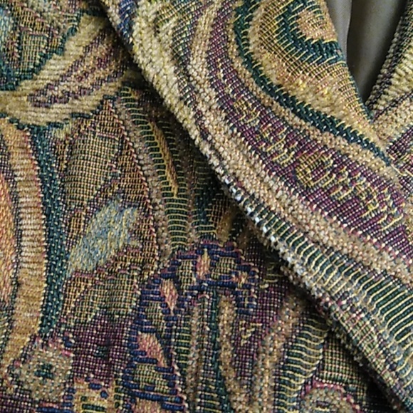 ERIN OF LONDON BOHO TAPESTRY PAISLEY LINED JACKET BLAZER - Picture 6 of 8